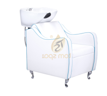 Professional shampoo bed in premium salon