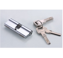 Lock cylinder with key Door handle parts