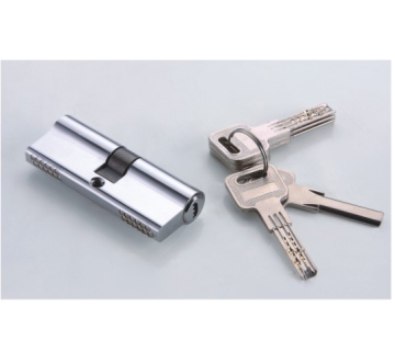 Lock cylinder with key Door handle parts