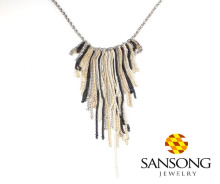 vintage steam punk style jewellery antique gold multi chain pendant long necklace