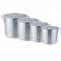 4 Stück Aluminium Tamale Steamer Stock Pot Set