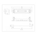 BBC-M-G0-A-1AA-020 Single AAA Battery Holder SMT