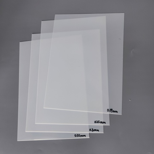 10 mil 12x12 pulgadas Pet sábanas de plantilla mylar en blanco