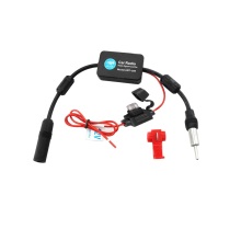 12V Universal Auto Car Radio FM Antenna Signal Booster Amplifier