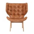 Réplique Mammoth chaise en bois cintré haute aile chaise