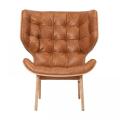 Réplica Cadeira Mammoth bentwood alta back wing chair