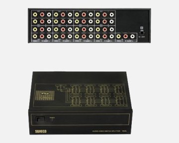 AV SIGNAL SELECTOR WITH 1 INPUTS 16 OUTPUTS