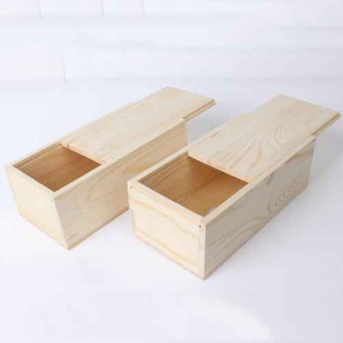 Hot Sale Natural Solid Wood Sliding Wooden Box