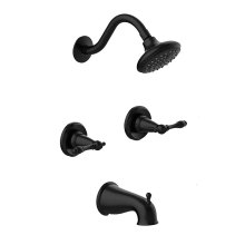 Dua Tab Tab Tab Tenggelam Spout Shower With Diverter