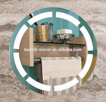 Genteel mirror for makeup mirror and bathroom mirror