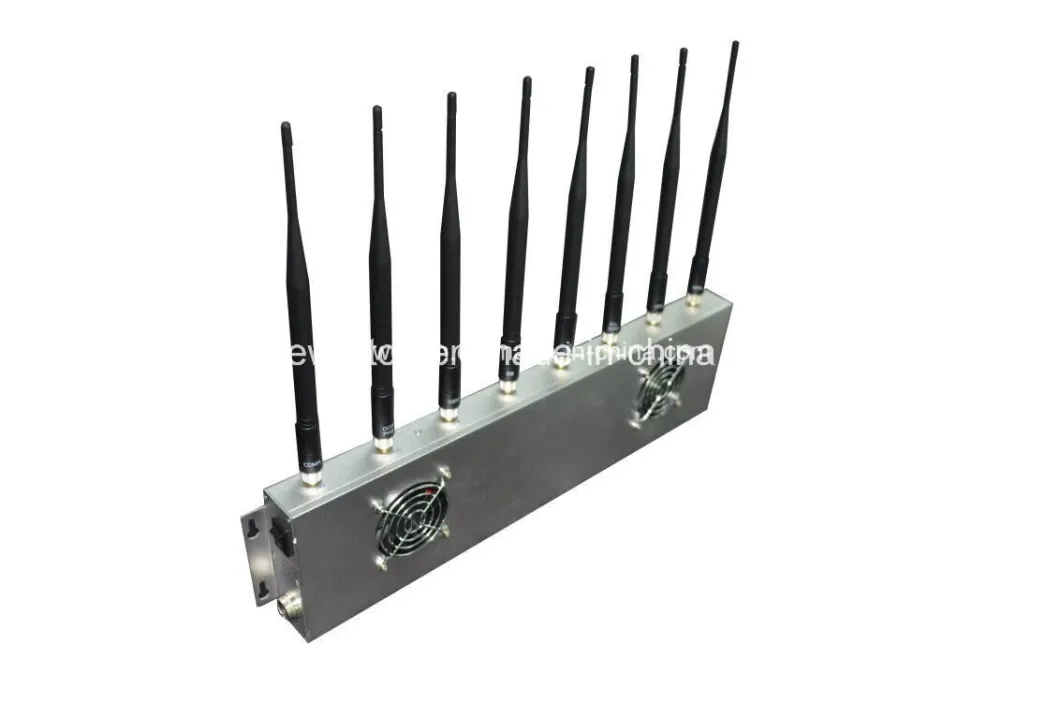 Cheapest Powerful Desktop 8-Antennas Cellphone Jammer GPS WiFi Jammer