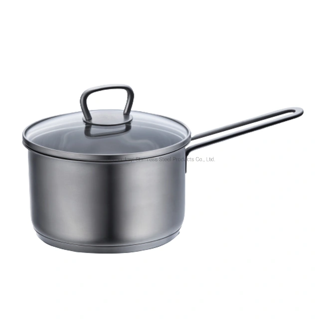 Hot Sale Stainless Steel Non Stick Pans Deep Milk Pot Panci Panci Saucepan Jy-1675lst