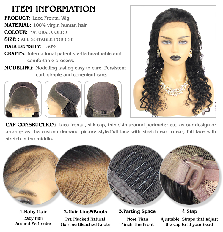 Wholesale kinky curly wigs, Brazilian curly lace front wig,lace front closure human hair wig kinky curly