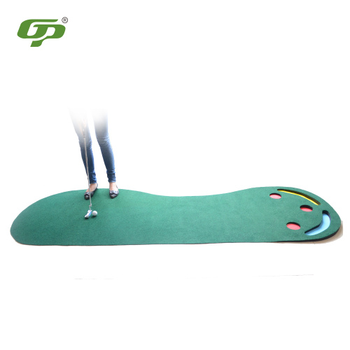 Indoor TPE Base Putting Mat Game Play