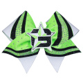 Benotzerdefinéiert Logo Gemëscht Faarwen Cheer Style Bows