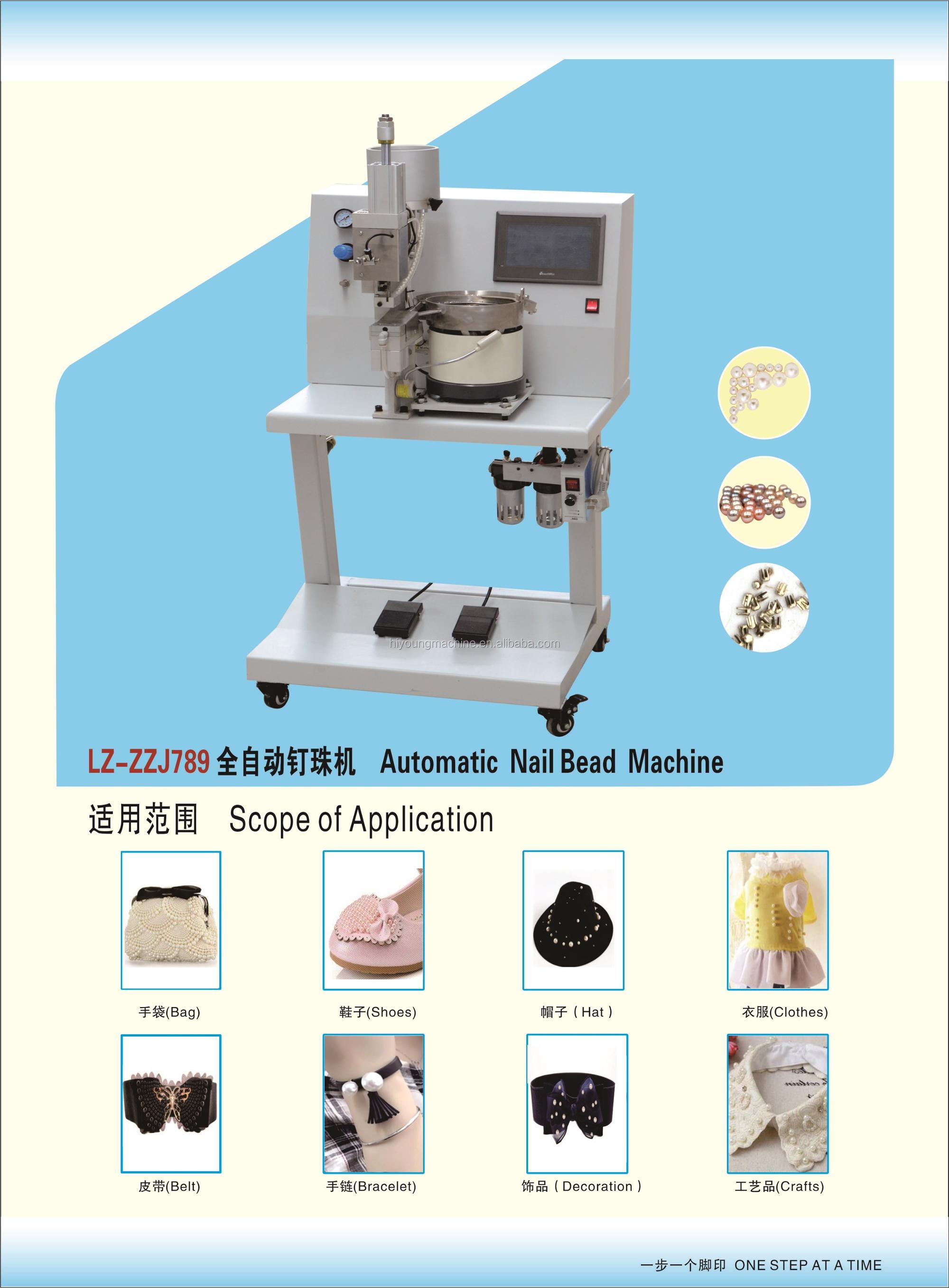 automatic pearl attaching machine / automatic pearl setting machine