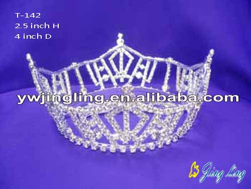 Full Round Pageant Crown Tiaras