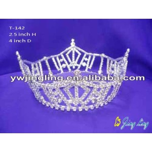 Full Round Pageant Crown Tiaras