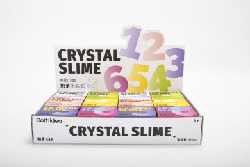 Decompress children fun DIY magic gem crystal mud