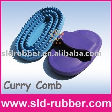 Large Rubber Curry Comb