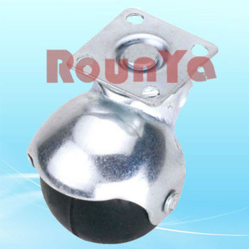 Top plate swivel small rubber Hooded Ball Series Furniture Casters