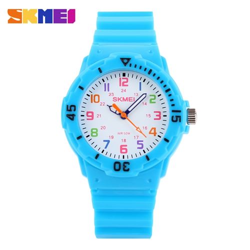SKMEI 1043 Children LED Digital Sport Wristwatch Fashion Waterproof Stop Kid Watch