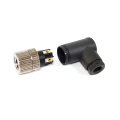 Industrial M8 3 4Pin Conector de ángulo recto Masculino/Hembra