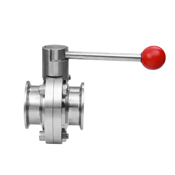 sanitary butterfly valve ferrule end butterfly valve