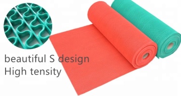 Indoor plastic S mat in roll for shower