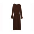 Robe de luxe bordeaux pour dames