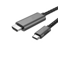 DisplayPort Braided Cable with USB Type-C Connector