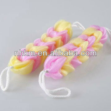 Body Shower Mesh Bath Belt Mesh Pouf Bath Sponge