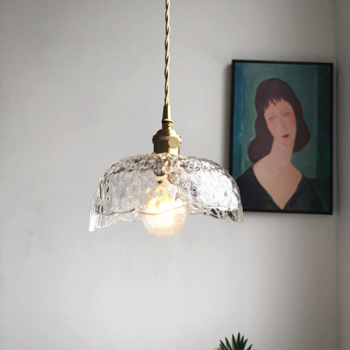 LEDER White At Gold Pendant Lamp