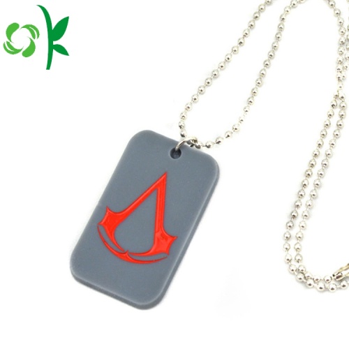 Silicone không thấm nước Dog Tag Mã QR Pet Tag