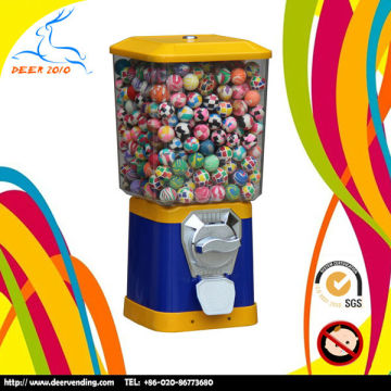 Sweet dispenser single candy/gumball dispenser vending machine