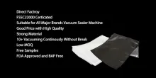 Black Back Vacuum Seal Bag