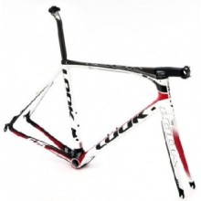 2014 Look 675 Black White Red Frameset