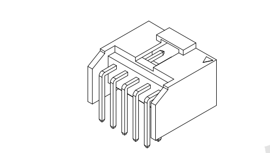 2,54mm Pitch 90 ° Series Connector Series AW2555R-XP