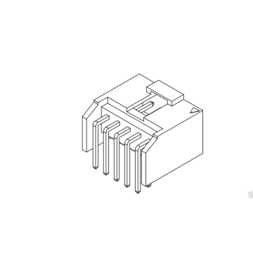 Serie de conector de obleas de 2.54 mm de 90 ° AW2555R-XP