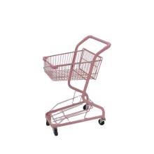 Double-Layer Shopping Cart with Portable Platform Structure