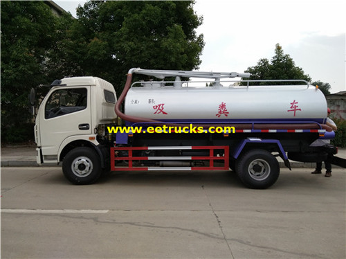 Ton 7200l Septic Tanker manyan motoci