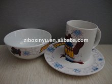 ZIBO XINYU XY-0672 Ceramic Table Sets For Children In Family