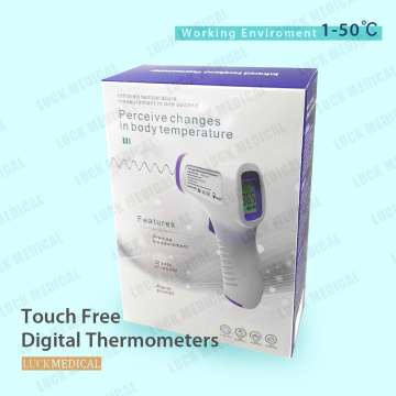 Toque Touch Free Infrared Foread Termómetro de temperatura Gun CE