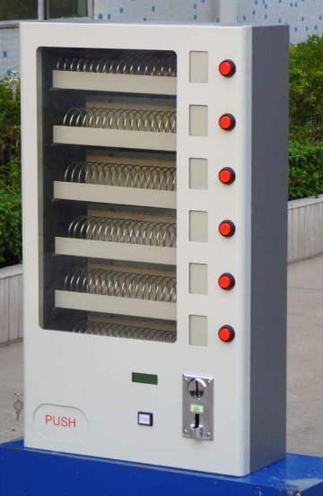 Mechanical condom vending machine