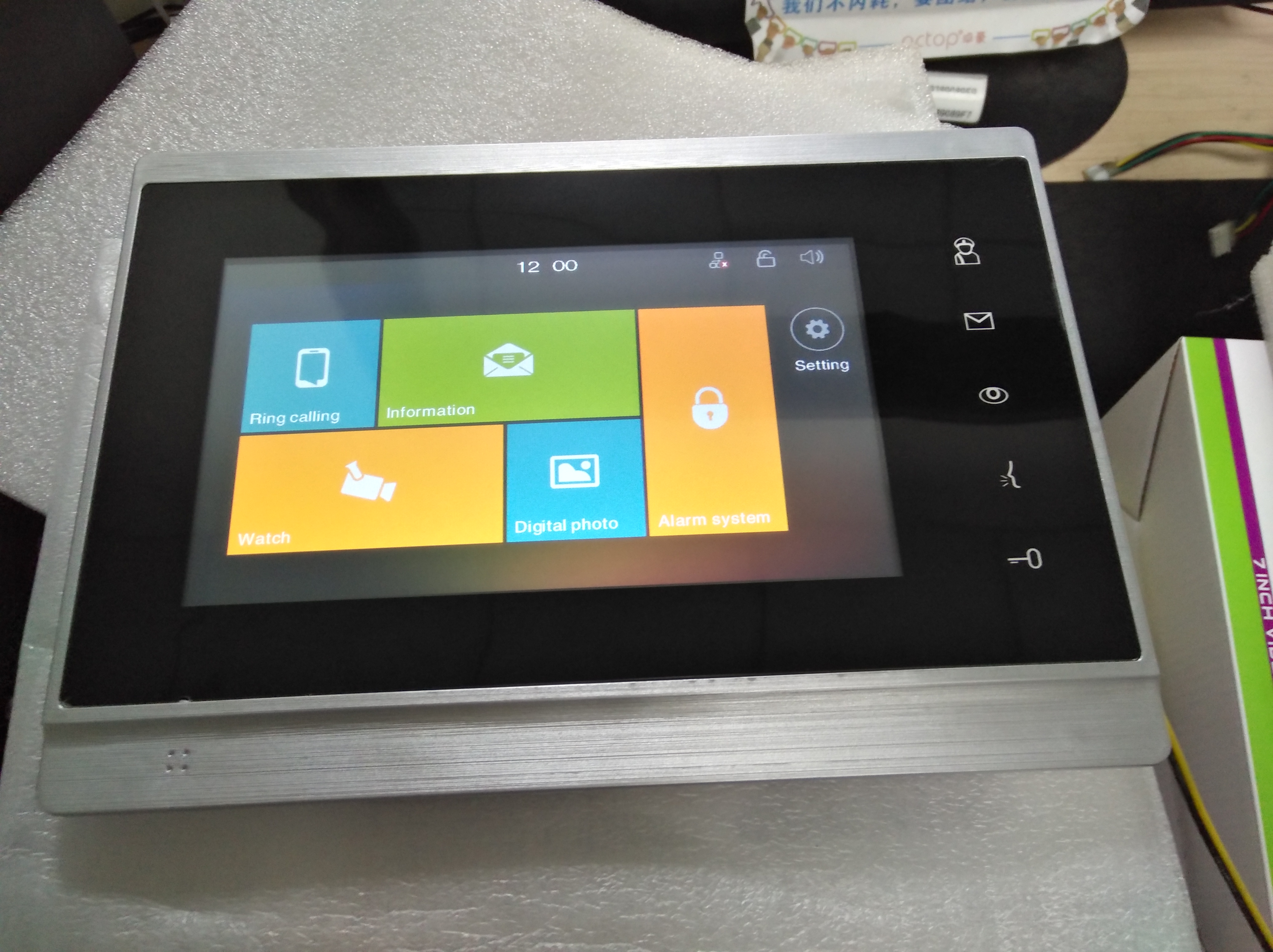 ระบบอินเตอร์คอมวิดีโอประตูโทรศัพท์ video door phone intercom system