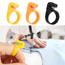3PCS/Set New Plastic Thimble Sewing Ring Thread Cutter Finger Blade Needle Craft Household Sewing Machine Accessory