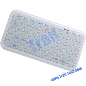 Mini Bluetooth 2.0 Keyboard for iPad,iPhone,PS3,Smart Phone,HTC,HTPC-White
