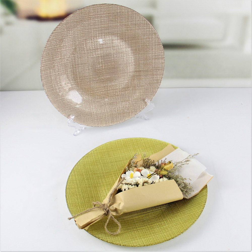 Wedding Decorative Glass Dishes Plate