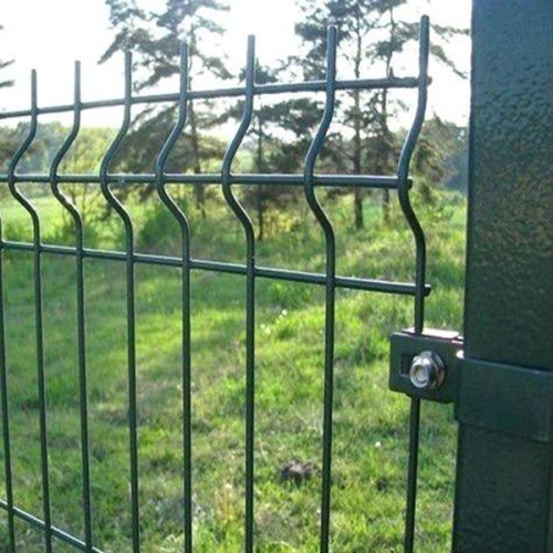 Galvanized 3D welded wire mesh decorative garden fence