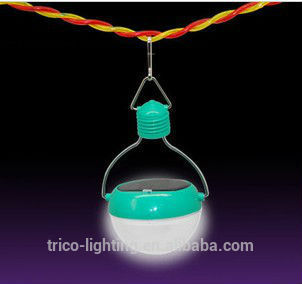 12v Waterproof solar led emergency bulb ,solar led bulb,solar camping light